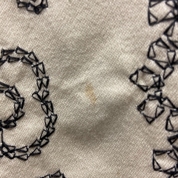 Vintage Susan Bristol | Embroidered Blazer 3/4 Sleeves‎ Floral Cream/Black M - Picture 9 of 15